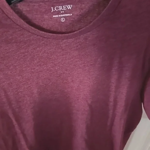 J. Crew Men's Maroon T-Shirt - Picture 6 of 8
